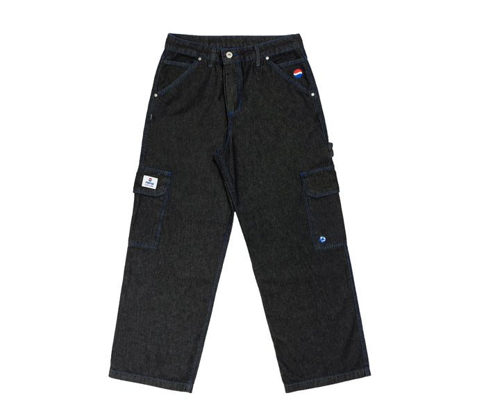 Screw Denim Pants in Black - Four Street