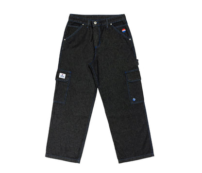 Screw Denim Pants in Black - Four Street