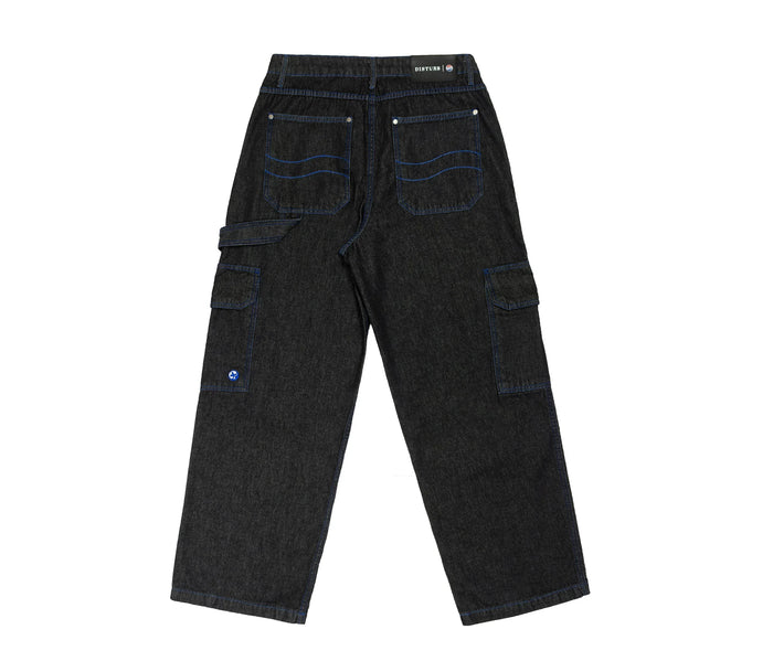 Screw Denim Pants in Black - Four Street