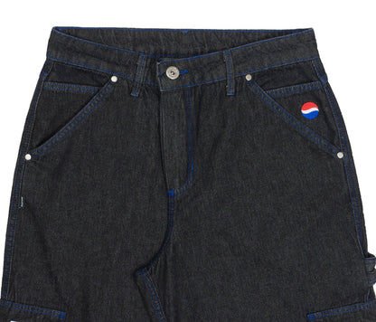 Screw Denim Pants in Black - Four Street