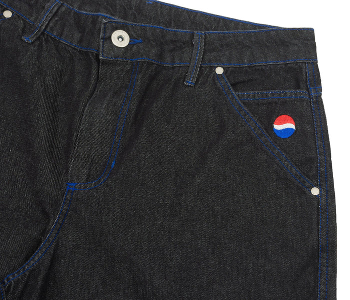 Screw Denim Pants in Black - Four Street