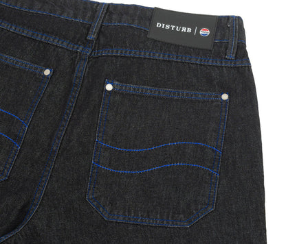 Screw Denim Pants in Black - Four Street