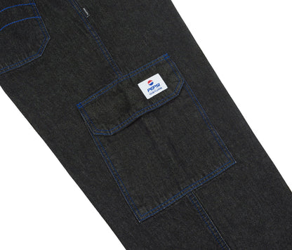 Screw Denim Pants in Black - Four Street