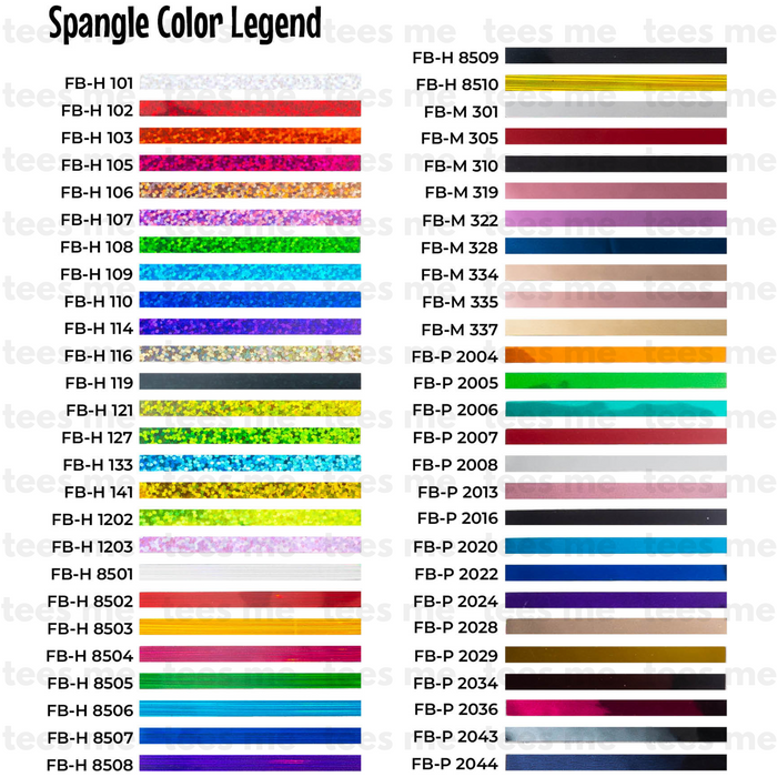 Semi Custom Spangle Transfer - Old English Font
