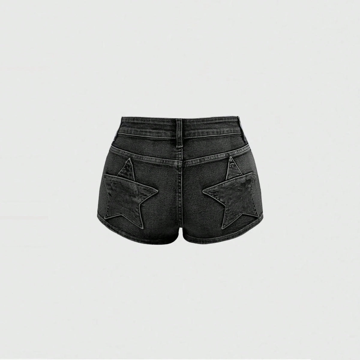 Skinny Versatile Shorts Retro Personalized Street Pattern Embroidery Spring And Summer Denim Shorts Women