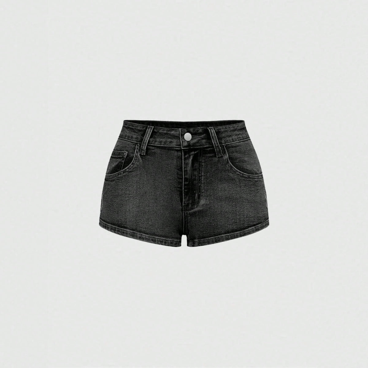 Skinny Versatile Shorts Retro Personalized Street Pattern Embroidery Spring And Summer Denim Shorts Women