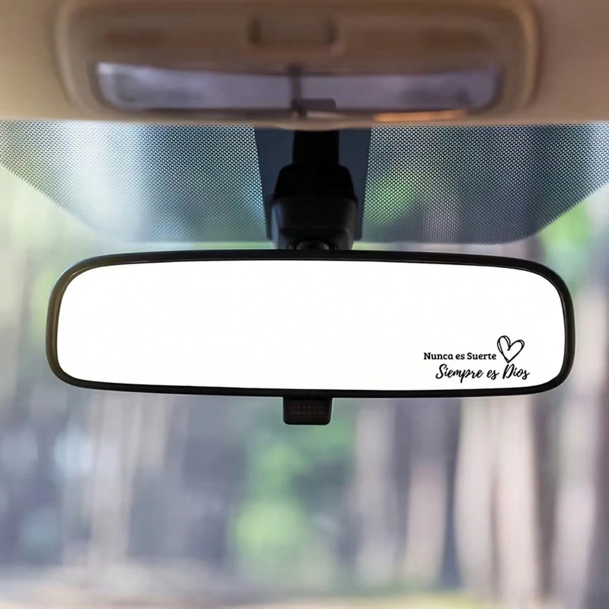 Spanish Inspirational Quote Sticker "Never Rely On Luck, But Eternity"- Rearview Mirror Sticker- Suitable For Cars, Laptops, Trucks, Motorcycles, Computers And Phones- Perfect Holiday Gift