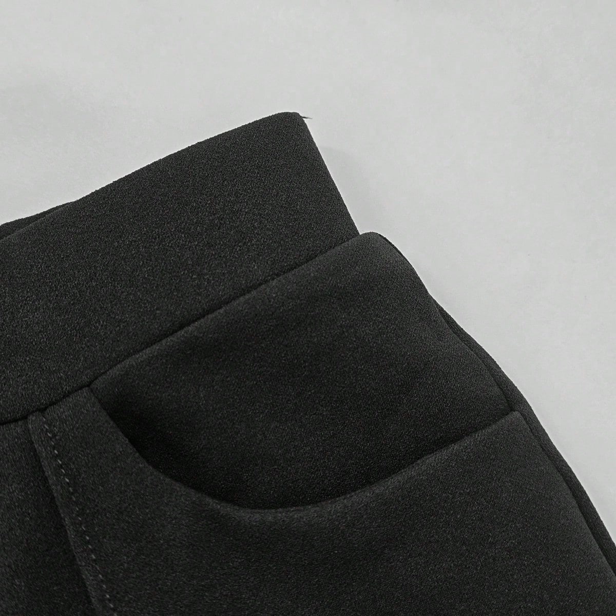 Spring/Summer Elastic Thin Minimalist Wide Leg Pants With Pockets, Office And Casual Wear, Seam Detail Wide Leg Pants To Flatter Leg Shape, Women's Long Pants, Aesthetic