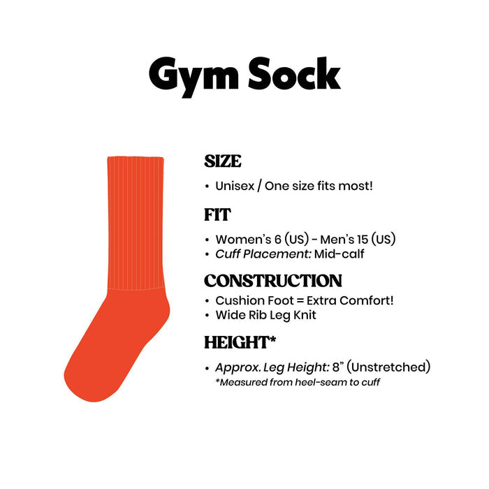 Sugar Mama Gym Crew Socks