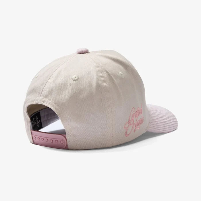 SUGARHILL "All Natural" Hat (cream/pink corduroy)