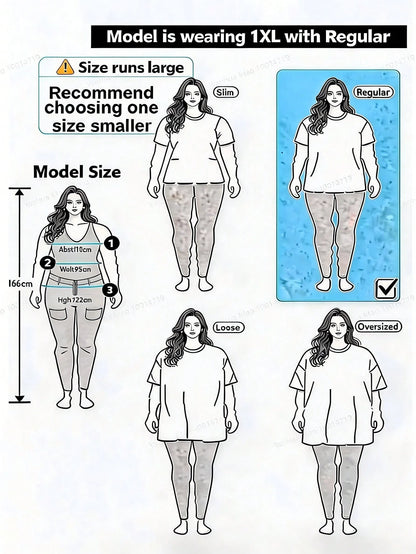 Sweetra CURVE Plus Size Square Neck Floral Patchwork Button Waist A-Line Short Sleeve Knit Elegant Vintage Casual Cute Homewear & Holiday T-Shirt For Women
