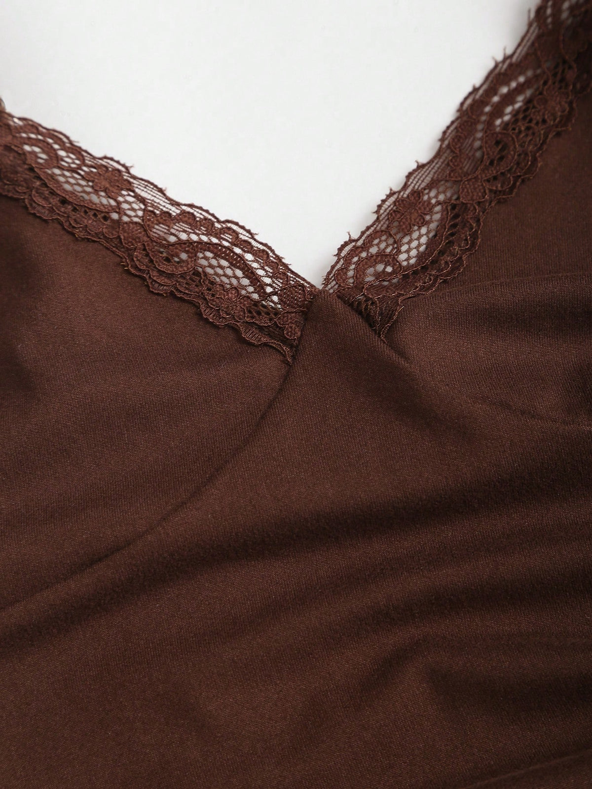 Sweetra Y2K Sexy Sling Lace Trim Pleated Ruched Clothes Set