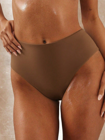 Swim SPRTY 2026 Spring/Summer New Solid Color Bikini Bottom