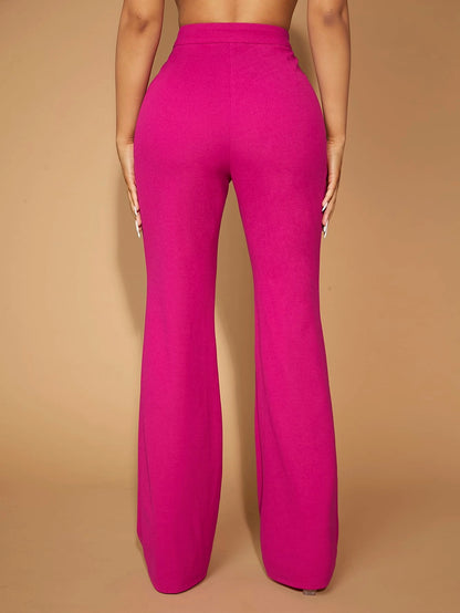SXY Seam Front Flare Leg Pants Concert Summer Prom