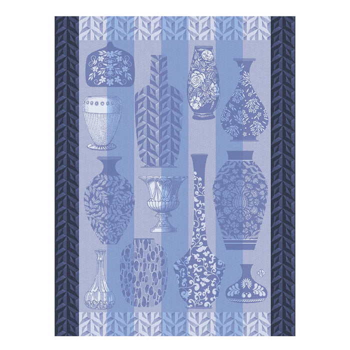 Tea Towel, Poteries Blue