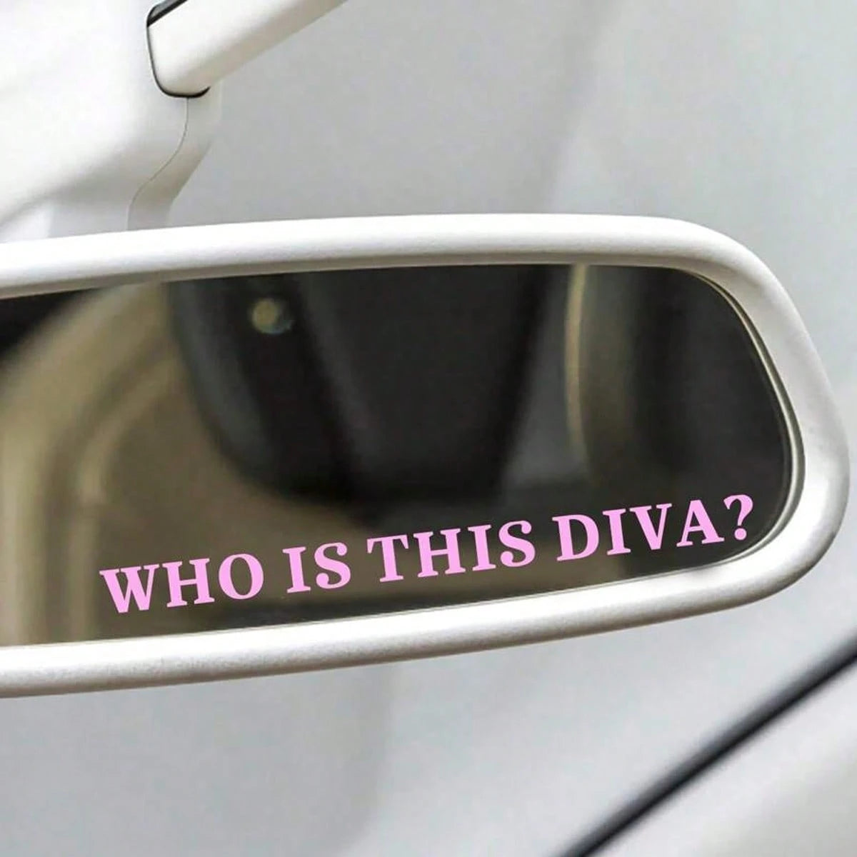 The English Letters "Who Is This Diva" Are Car Stickers, Beautiful Stickers, Car Decoration Stickers, Home Decoration Stickers, Party Decoration Stickers, Cute And Beautiful Car Stickers, Suitable For