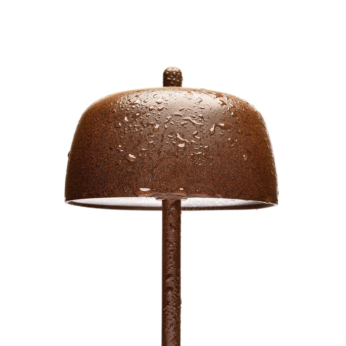 Theta Pro Cordless Table Lamp, Rust