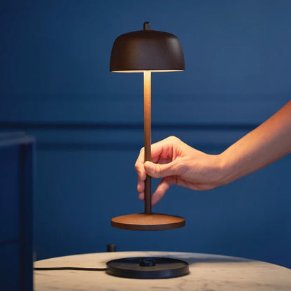 Theta Pro Cordless Table Lamp, Rust