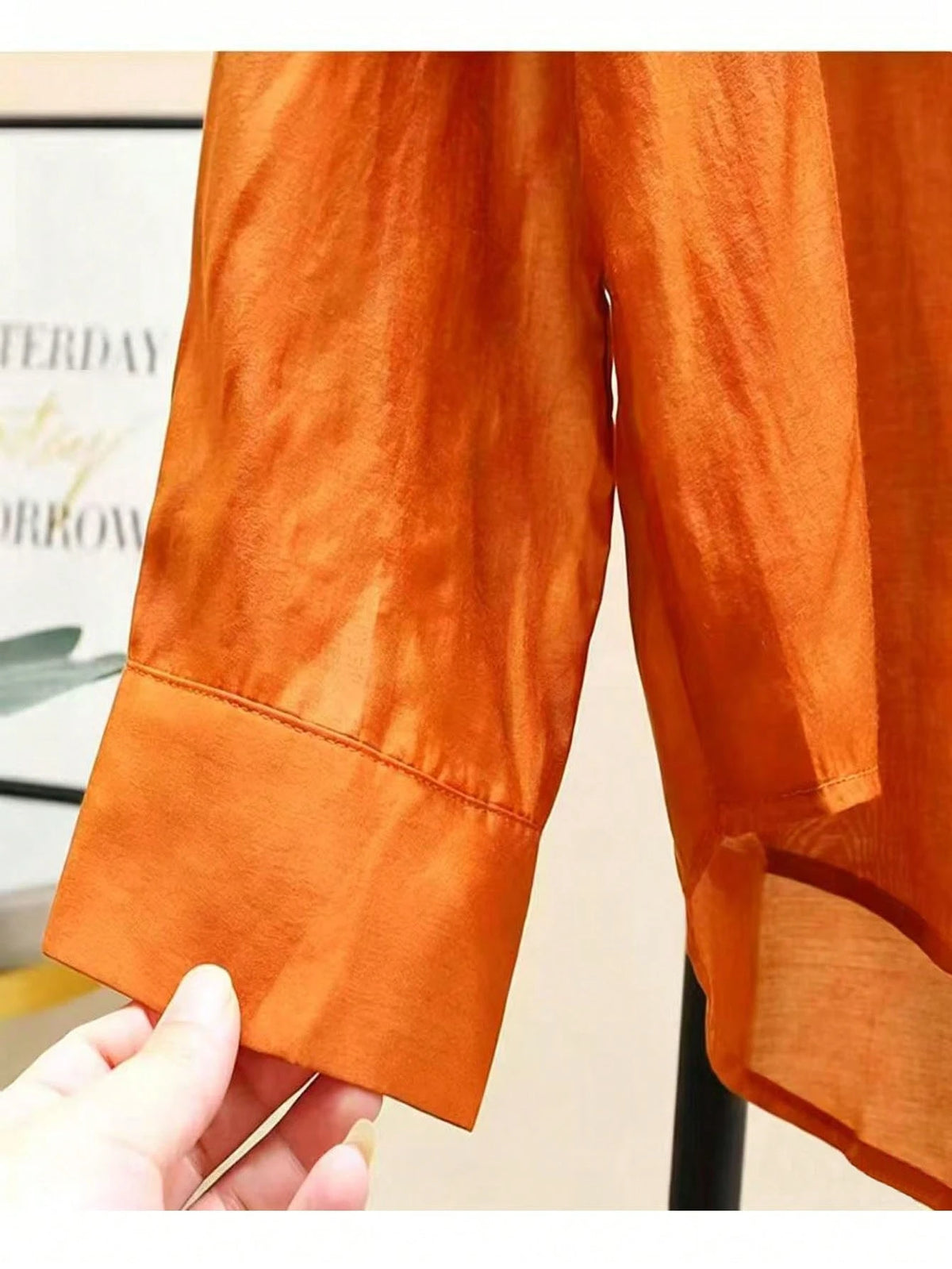 Thin Sun-Protective Shirt, Summer New Minimalist Elegant Versatile Long Sleeve Blouse, Unique Top