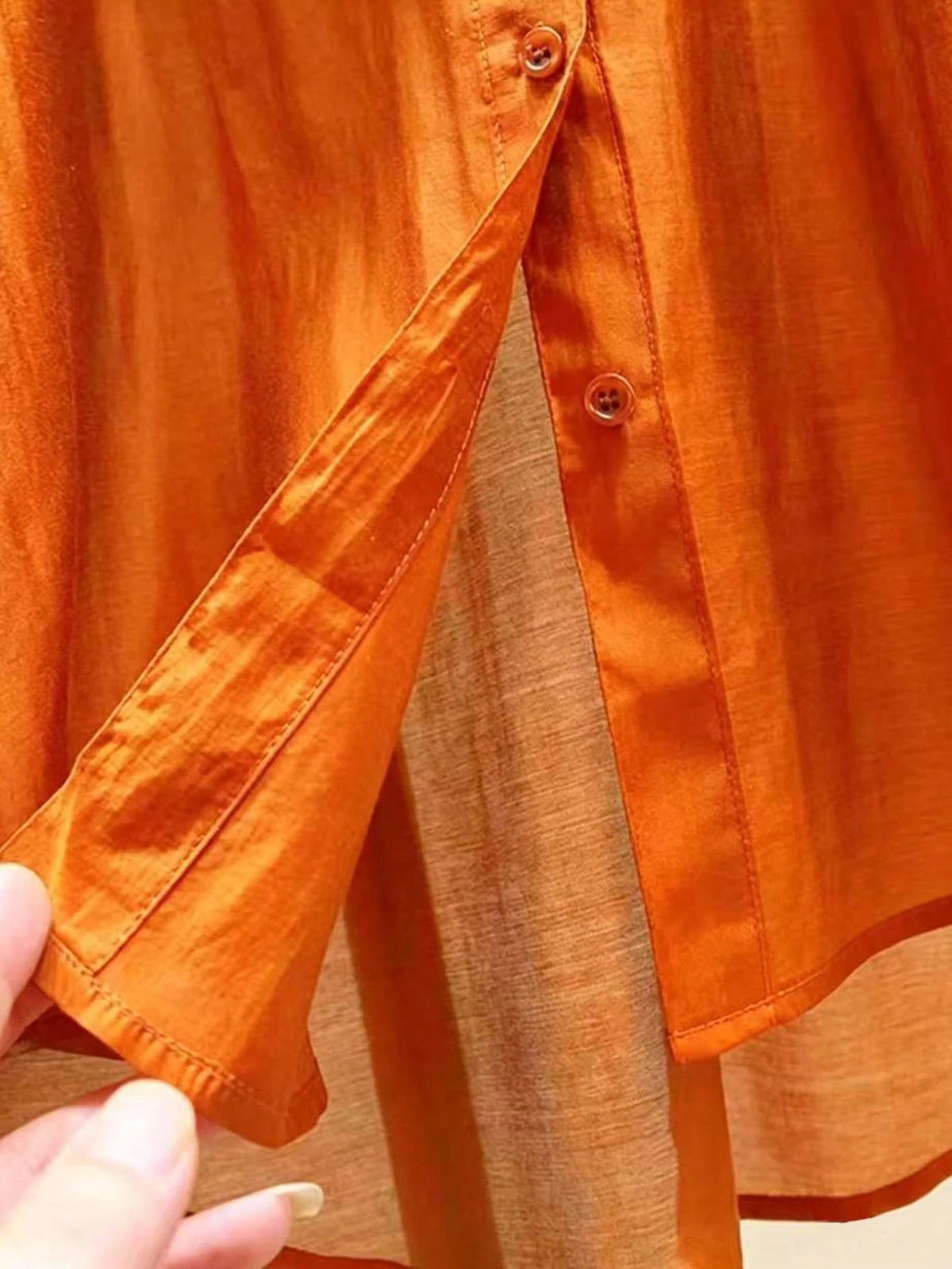 Thin Sun-Protective Shirt, Summer New Minimalist Elegant Versatile Long Sleeve Blouse, Unique Top