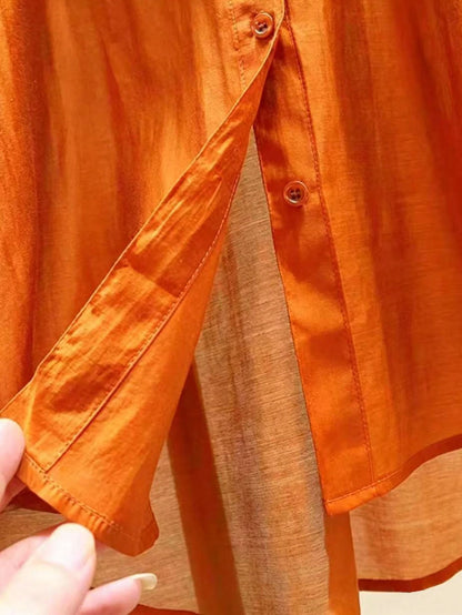 Thin Sun-Protective Shirt, Summer New Minimalist Elegant Versatile Long Sleeve Blouse, Unique Top