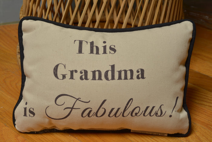 This Grandma is Fabulous! Pillow