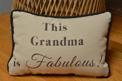 This Grandma is Fabulous! Pillow