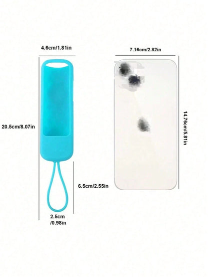 TV Remote Control Silicone Glow-In-The-Dark Protective Cover, Multiple Colors (Please See Product Details For Glow Instructions)