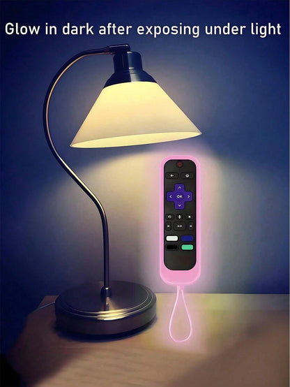 TV Remote Control Silicone Glow-In-The-Dark Protective Cover, Multiple Colors (Please See Product Details For Glow Instructions)