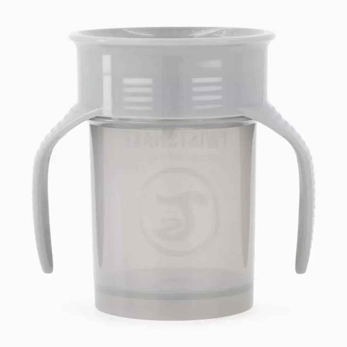 Twistshake® 360 Lonček za učenje pitja 230ml Grey Twistshake
