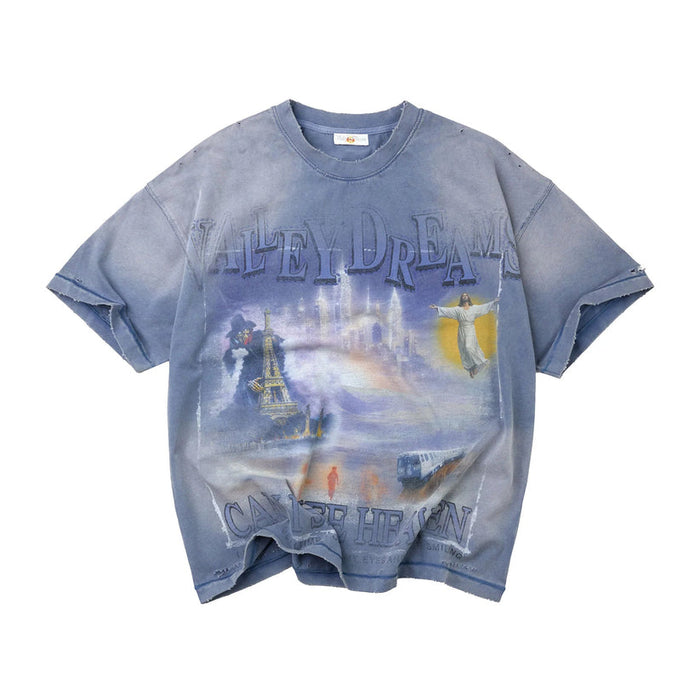 Vale Forever Can I See Heaven Tee Blue