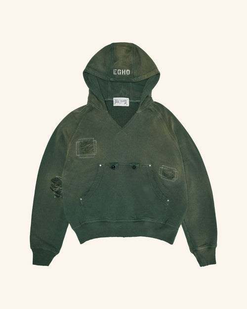 VOID HOODIE - DIRTY GREEN