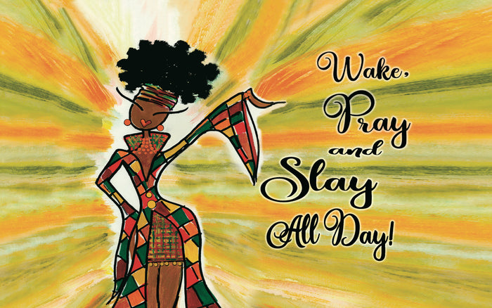 Wake, Pray and Slay Interior Floor Mat