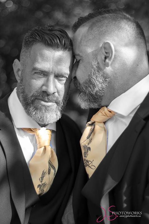 Wedding Custom Color Ascots