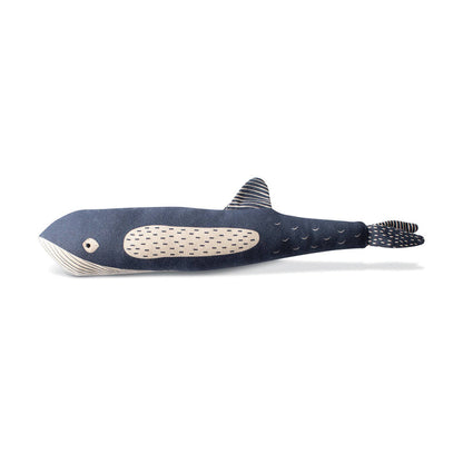 Whale Dog Toy: There She Blows | Cotton Canvas