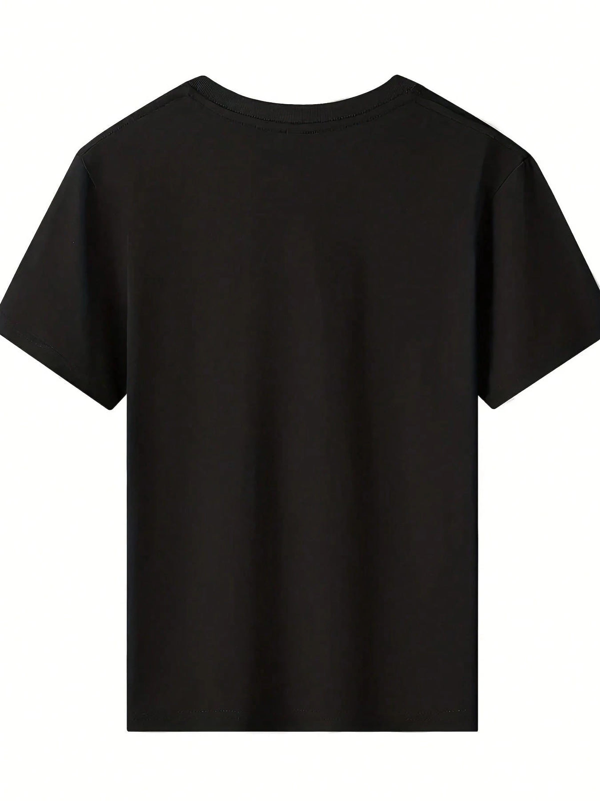 Wo Casual Graphic Print Drop Shoulder T-Shirt| Black And Pink, Short Sleeve Crew Neck, Relaxed Fit Top With Leopard Lips And XOXO Design, Medium Stretch, Machine Washable, Everyday Comfort Tee, Mediu