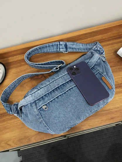 Women Fashion Solid Color Versatile Casual Fanny Pack