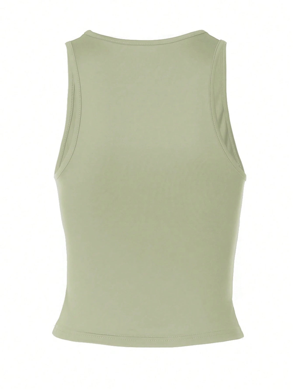 Women's Casual Solid Color Fitted Crop Top, Sexy Spaghetti Strap Midriff-Baring Streetwear For Daily & Holiday Wear, Spring/Summer