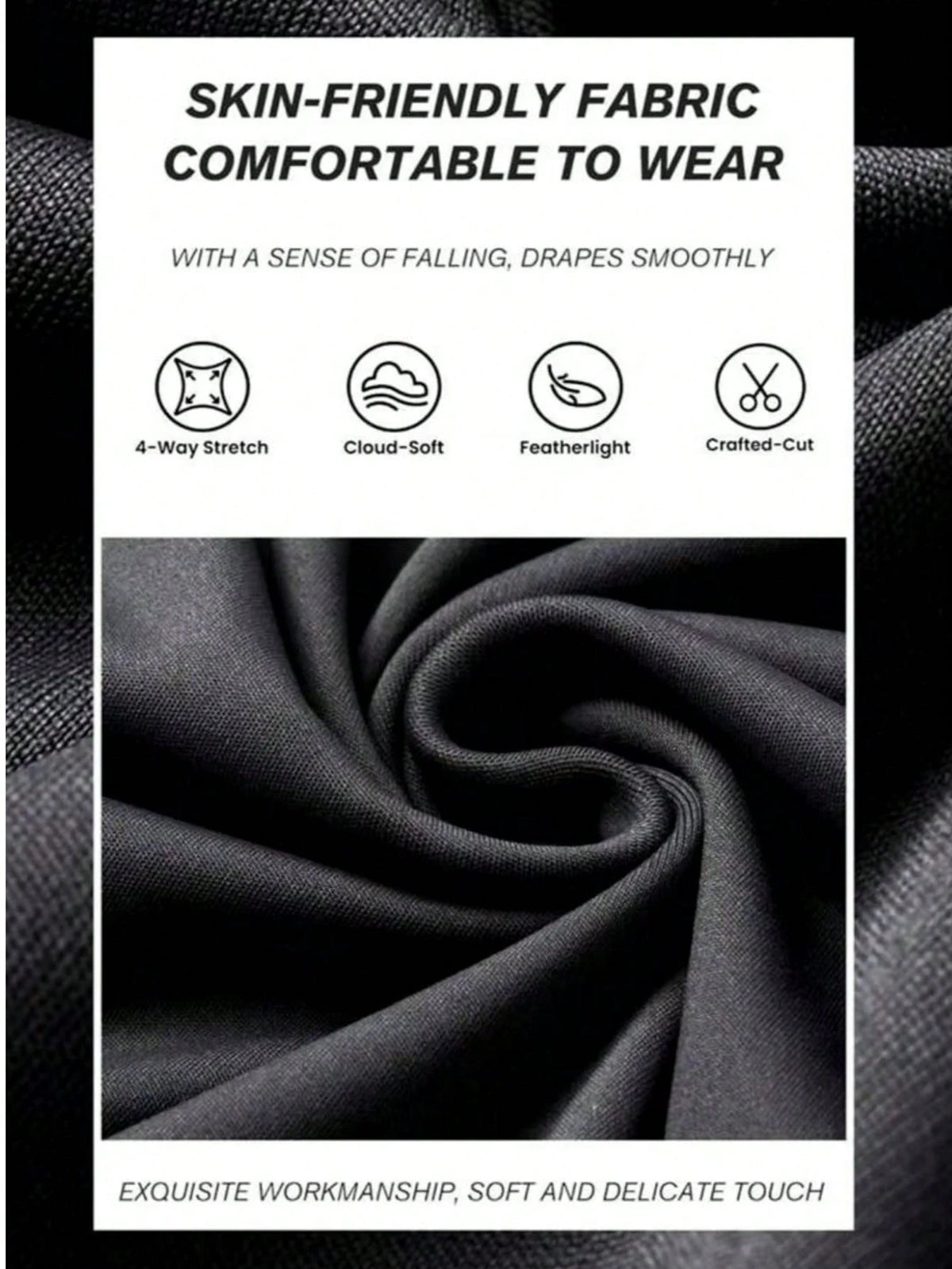 Women's Crossover Waist Flare Pants, Elastic Polyester Solid Color Sports Yoga Pants, Crossover Waist Personalized Casual Long Pants Black, Athleisure
