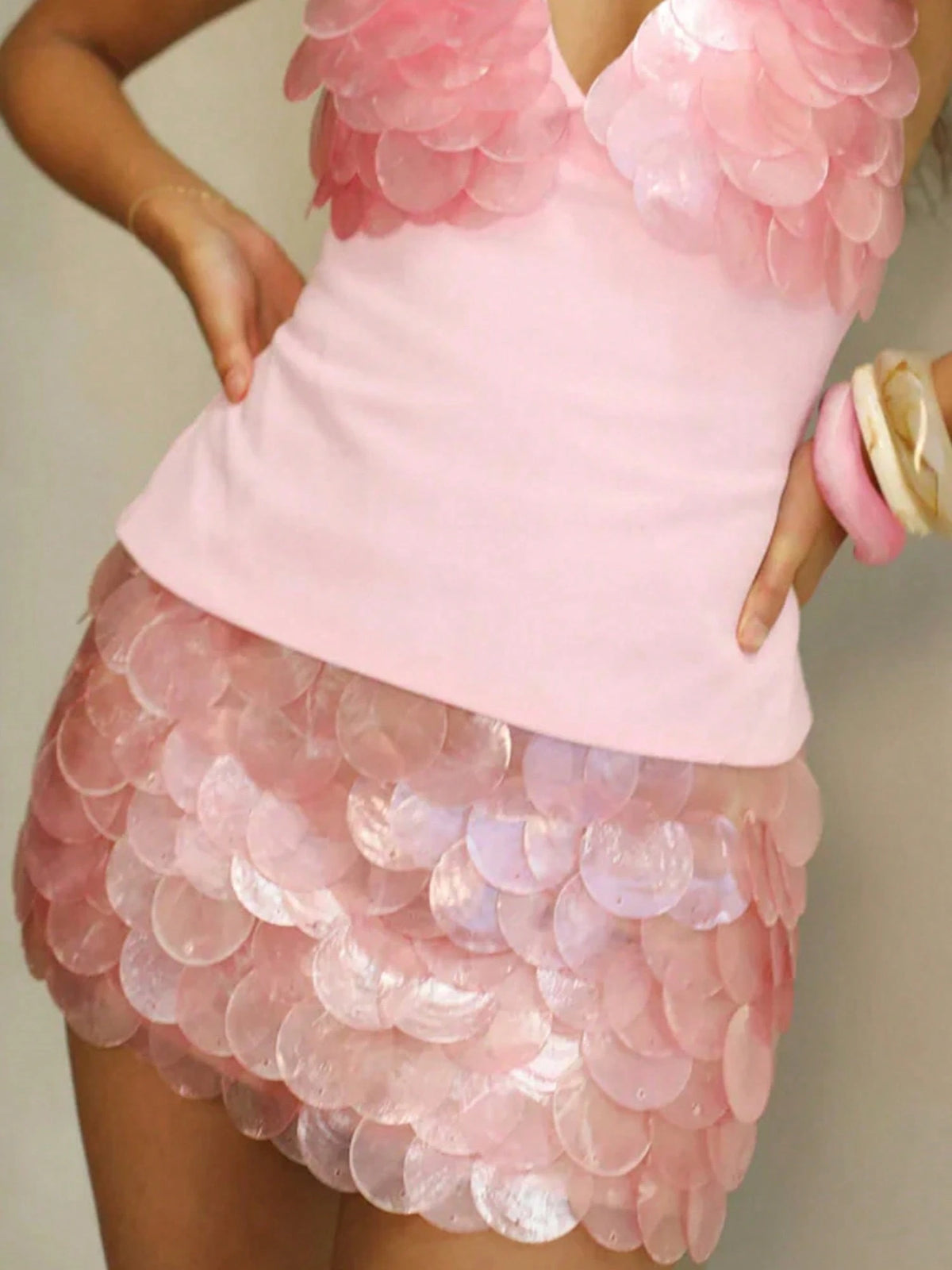 Women's Sequins Mini Skirts Low Rise Y2K Skirts Spring Summer Casual Bodycon Skirts For Streetwear